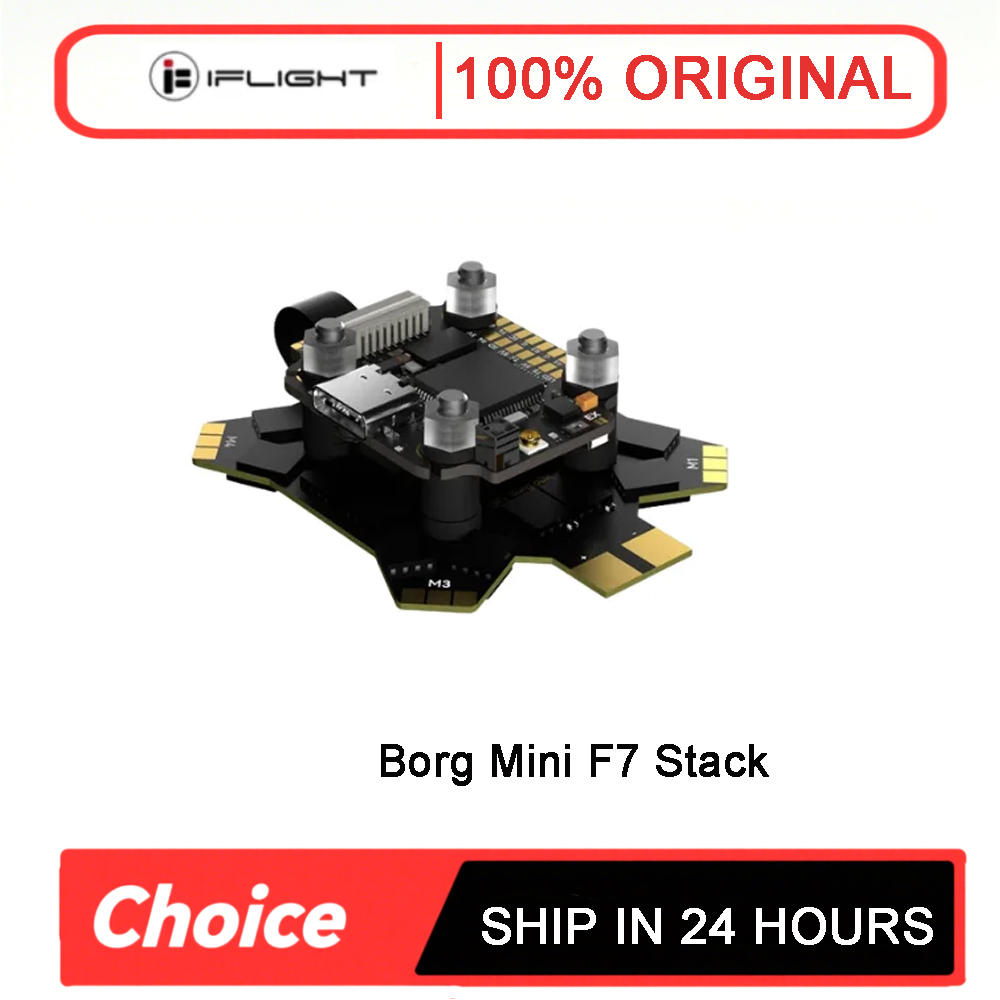 Fpv Flight Controller F7 Stack 60A - Borg Mini F7 Stack con ESC