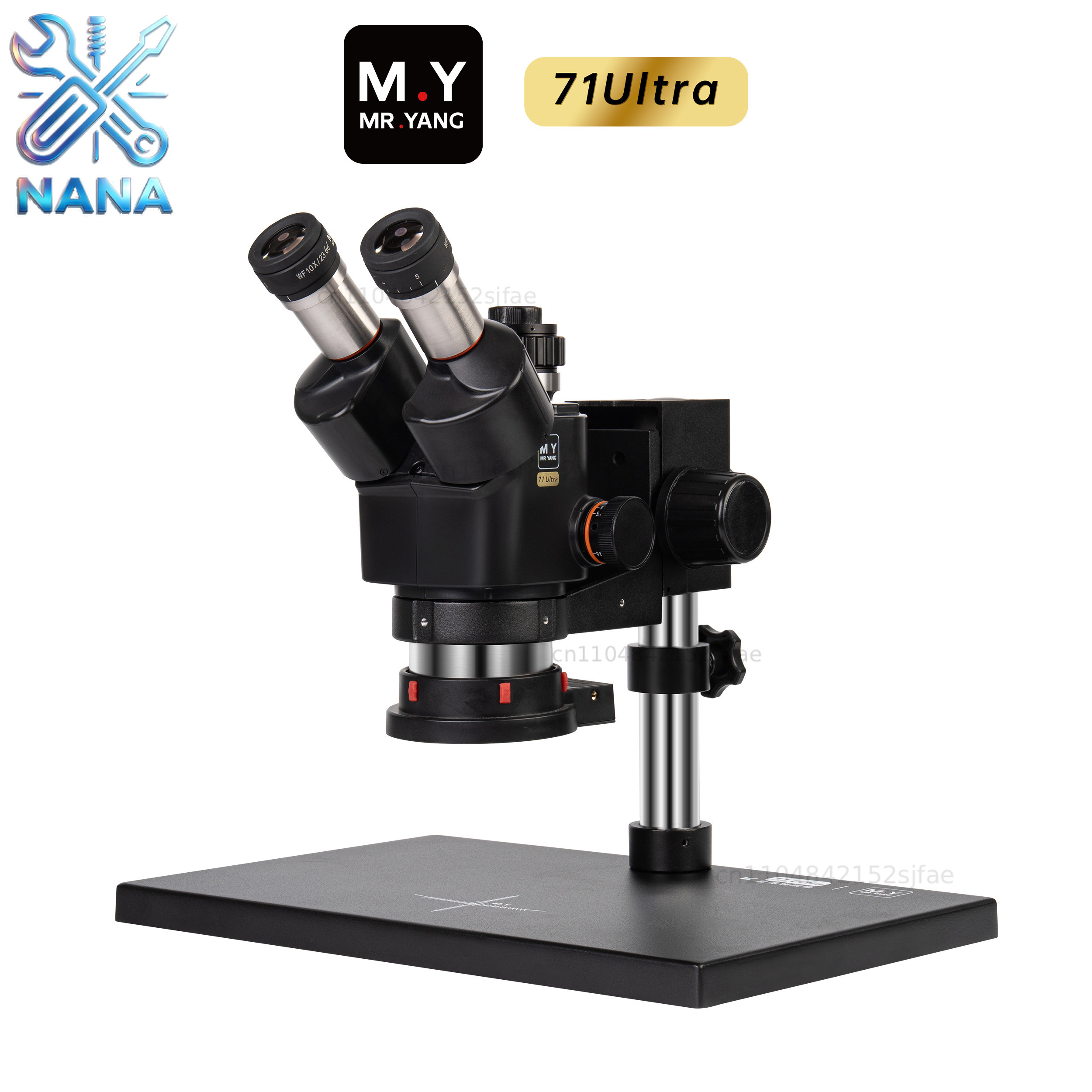 Stereo Trinocular Microscope Pcb - Microscopio Trinoculare YCS MR.YANG 71 ULTRA