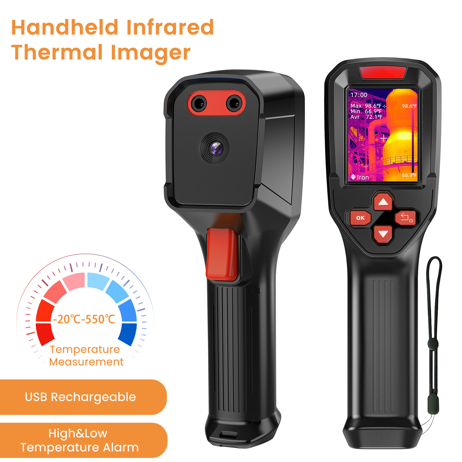 Thermal Imaging Camera Pcb Repair - Fotocamera Termica Ricaricabile USB HD IR