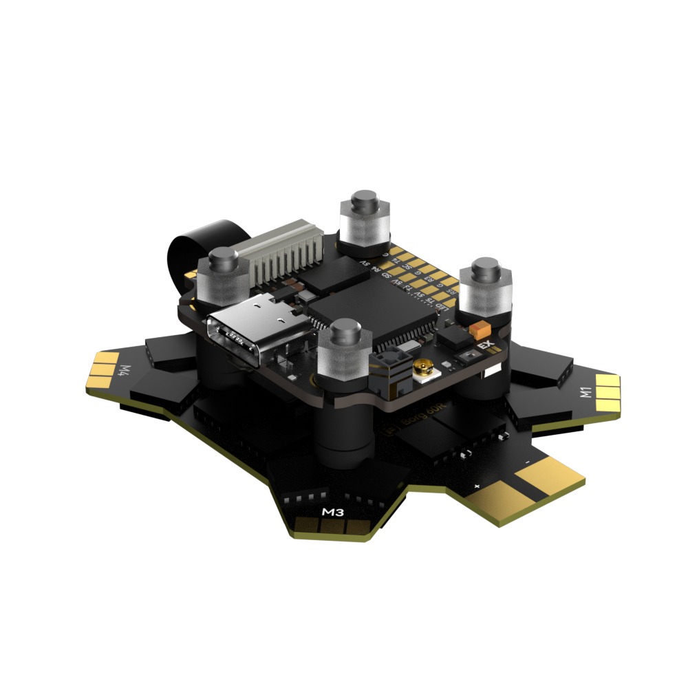 Borg Mini F7 Stack con ESC LiH - Fpv Flight Controller F7 Stack 60A recensione e prezzo