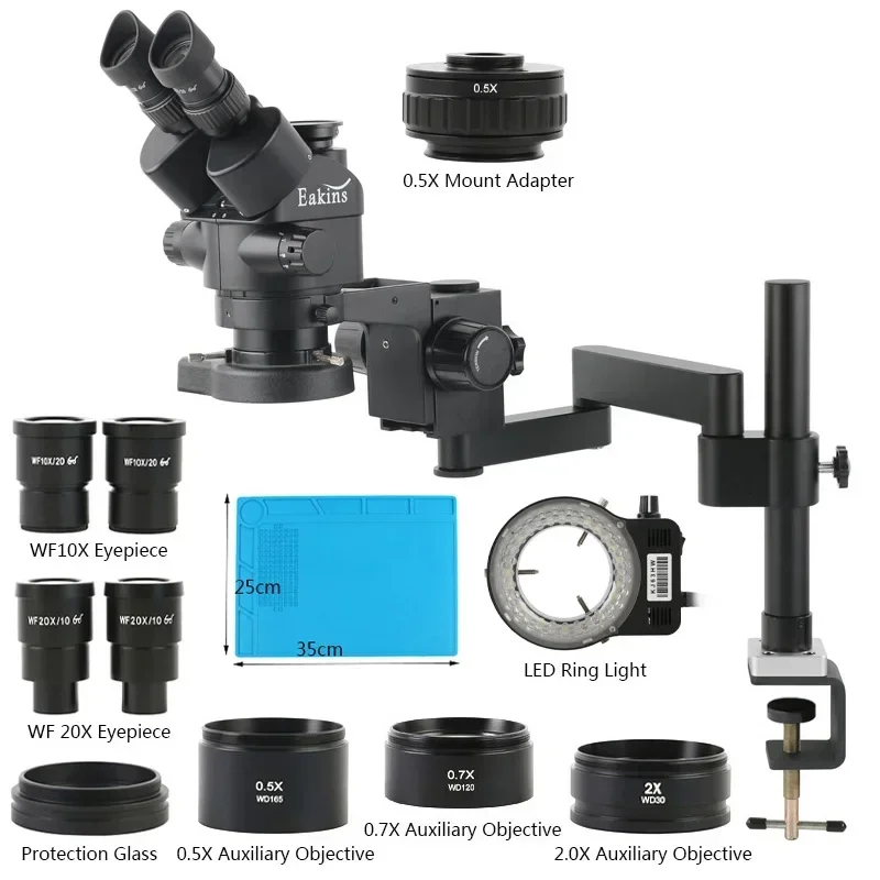 Microscopio Stereo Trinoculare - Stereo Trinocular Microscope Pcb recensione e prezzo