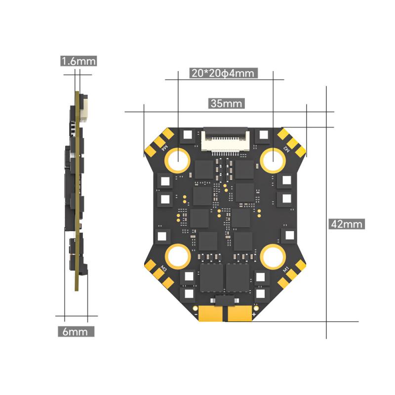 Mini stack Iflight Borg F7 con - Fpv Flight Controller F7 Stack 60A recensione e prezzo