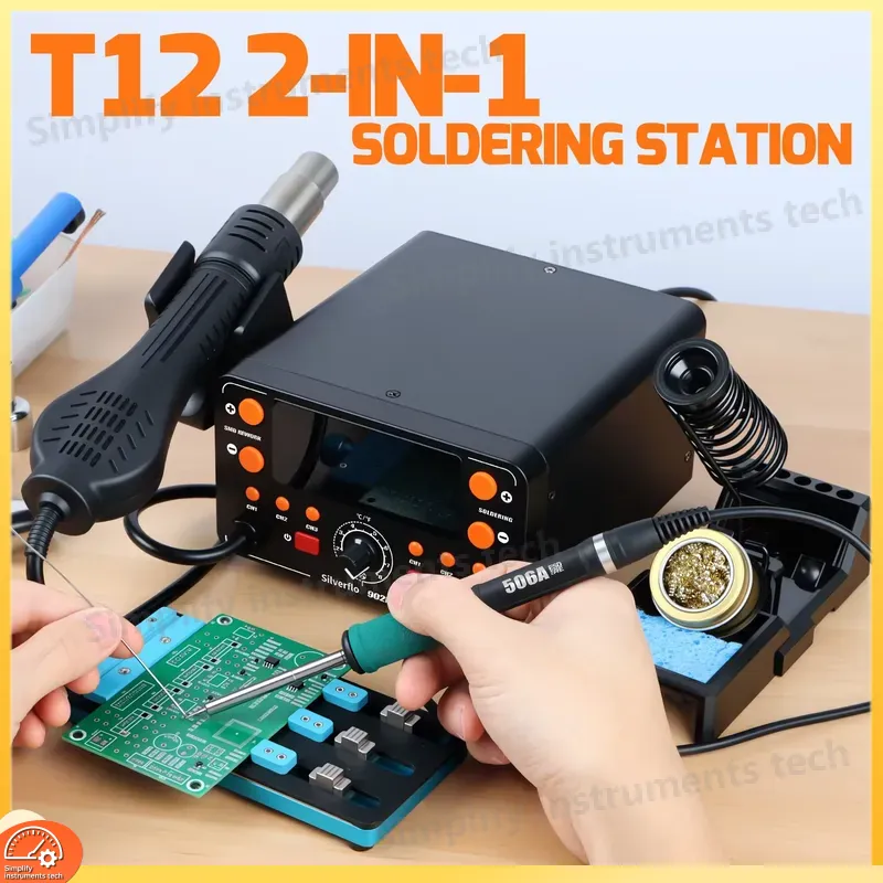 Stazione di Saldatura 902D IV  - Hot Air Rework Station T12 recensione e prezzo
