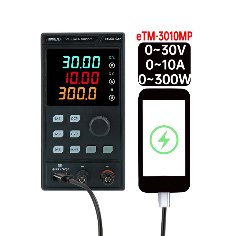 ETOMMENS 30V 10A 300W ETM-3010 - Programmable Dc Power Supply 30V 10A recensione e prezzo